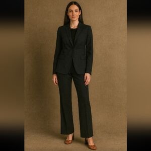 Leopard Print Calf Hair Block Heel Pumps‎ Sz 7M Chic Work Shoe